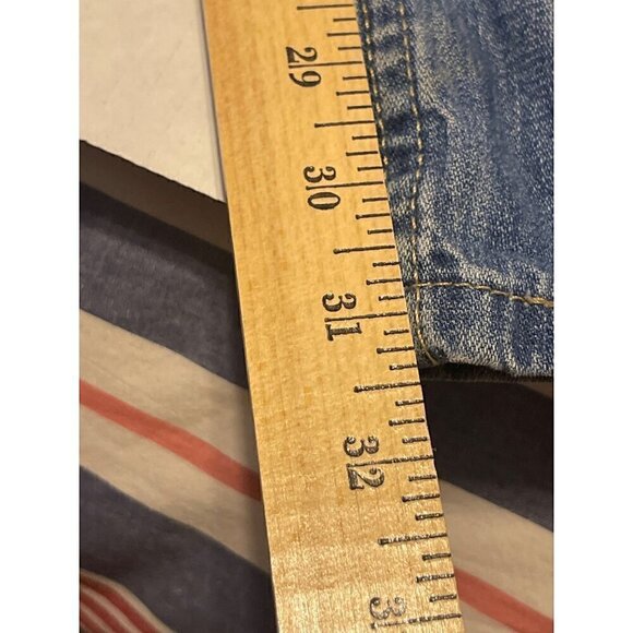 Levis 505 Jeans Men's  Straight leg Zip Fly Blue Denim 36X32 TINY FLAWS - Picture 16 of 16